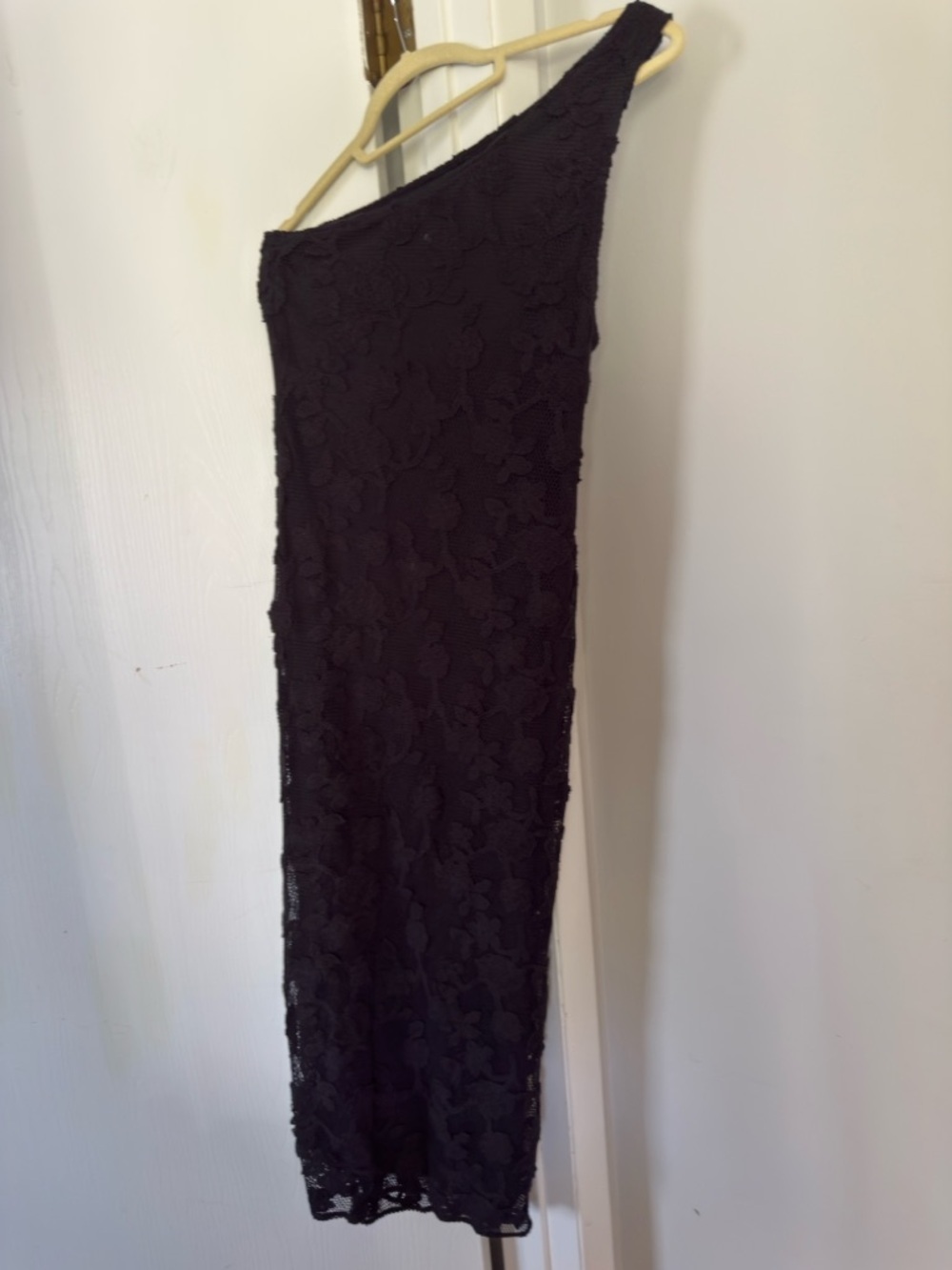Agua Bendita Balm one-shoulder floral lace midi dress - Picture 7 of 8